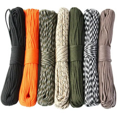 7-Cores 550 Paracord Rope 5 15 30 M Dia.4Mm Cord for Outdoor Camping Survival La