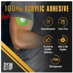 Hypoallergenic Diabetic Sensor Covers – 20 Pack