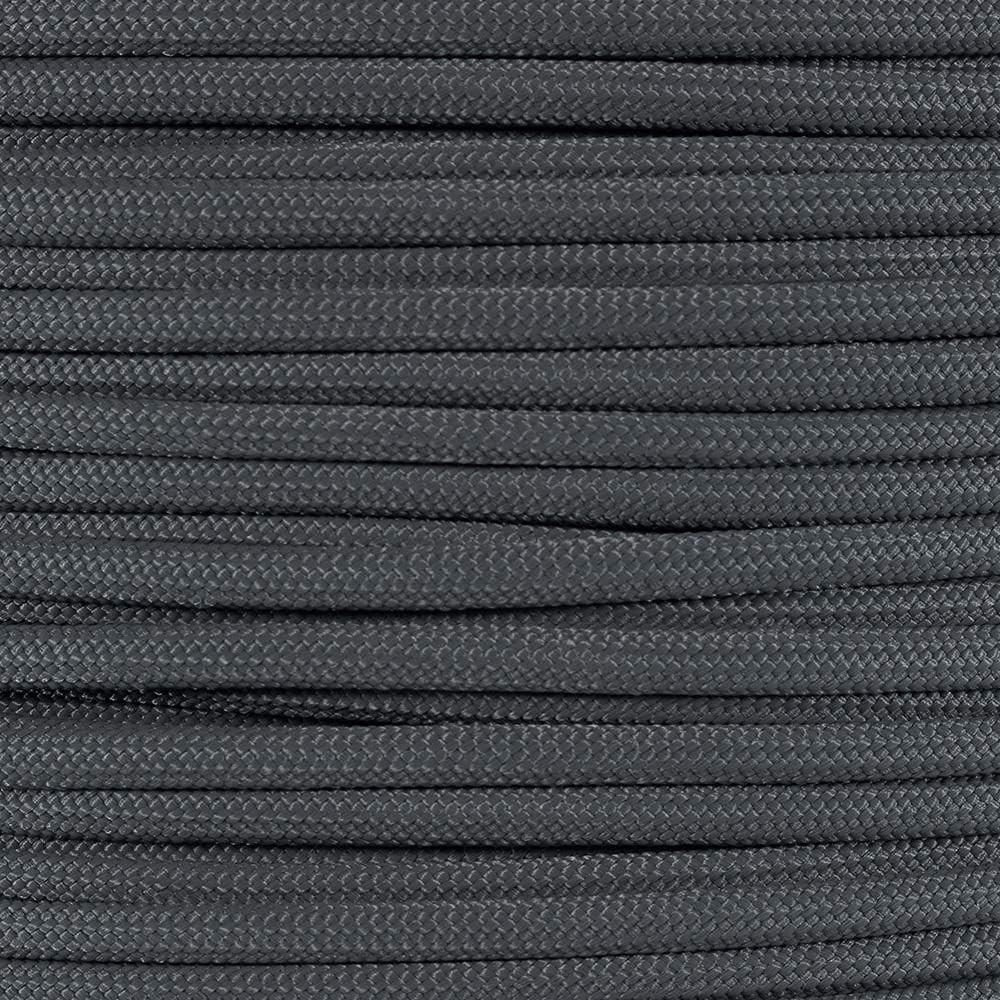 50 Foot Hanks of 550 Type III 7 Strand Paracord (Gunmetal Gray 50 Feet)