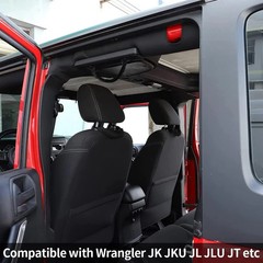 4 x Paracord Grab Handles Compatible with Wrangler JK JKU JL JLU JT Accessories