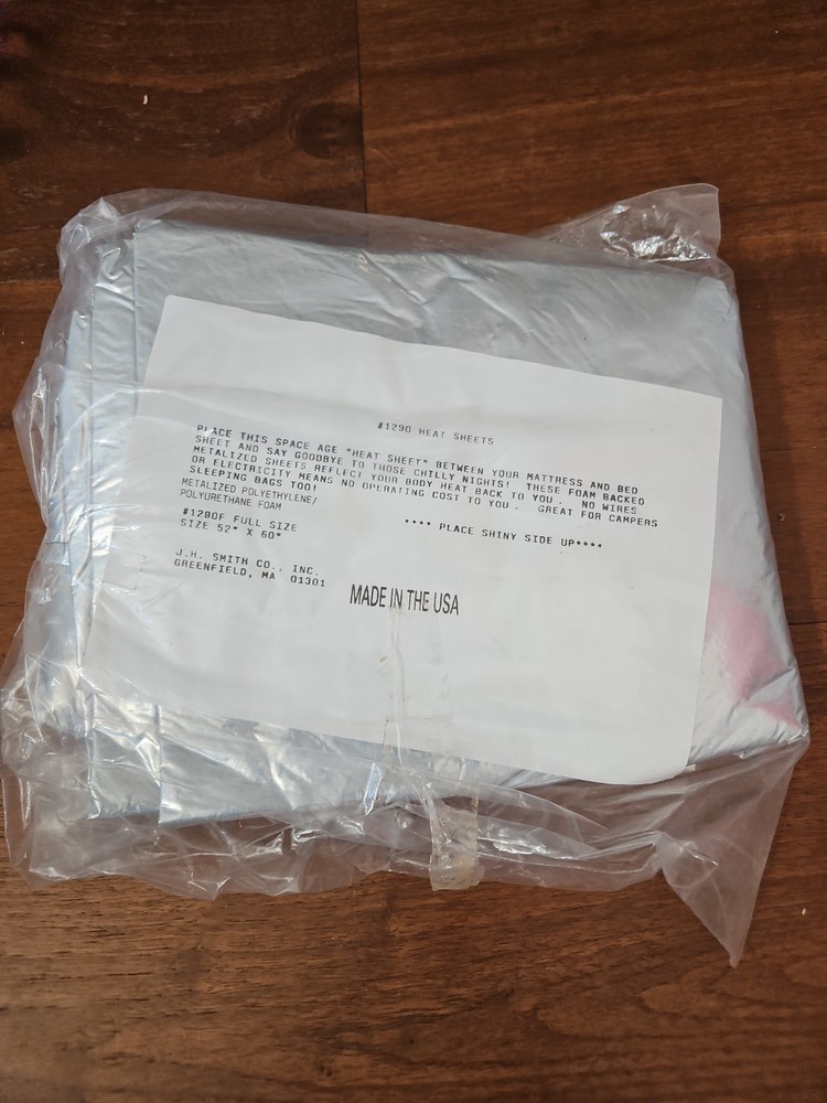 Emergency Blankets for Survival Gear Heat Sheet NIP 52×60 Camping Sleeping Bags