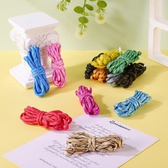 78.74 Feet 7 Inner Cores Polyester Rope 12 Colors 4mm Flat Spandex Cord Ropes…
