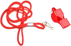 Whistle, 3PCS Professional Emergency Whistles with Lanyards, Very Loud Pealess W
