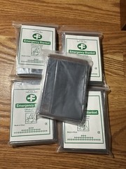 Emergency Hiking Rescue Space Thermal Blankets 130cm X 210cm Lot Of 5 Brand New