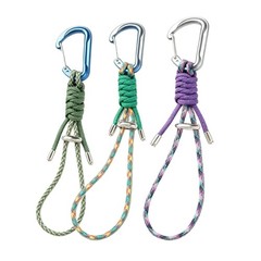 Durability Paracord Straps Aluminum Clasps Secure Fastening Camping Essential