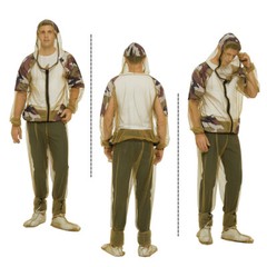 Mesh Anti-bee Suit Camping Insect-proof Clothing Anti-mosquito Bite Clothes Sets