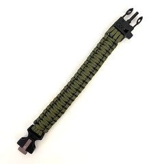 Helios Tactical Survival Paracord Bracelet Army Green Olive Drab Mens Gift Idea