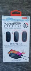 New! PocketJuice Hybrid Heat Portable Charger & Hand Warmer!