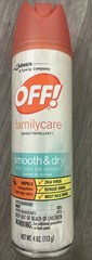 OFF! Smooth & Dry Insect Repellent Non Greasy Formula 15% Deet – 5 Pack