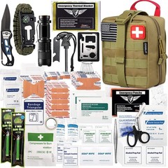 EVERLIT 250-Pc Survival First Aid Kit, IFAK Emergency Gear for Outdoor