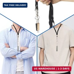Emergency Whistles, 3-Pack Safety Survival Whistles with Lanyard Keychain, Emerg