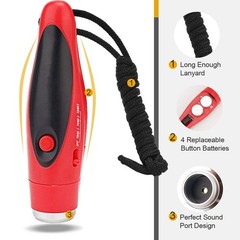 Electronic Whistle, Battery Operated Whistle Adjustable 3 Different Loud Whis…