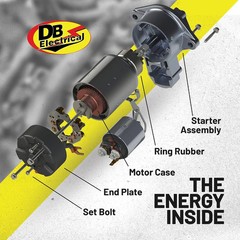 DB Electrical 410-24247 Starter Compatible with/Replacement for 12-V CW 10-Tooth