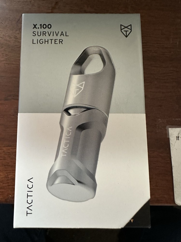 Tactica X.100 Survival Lighter new in box X100 FREE SHIPPING Lifetime Warranty
