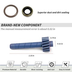 21 PCS Speedometer Driven Gear Kit (17, 18, 19, 20, 21, 22 23Teeth) for GM