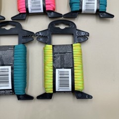 #N16- Tool Bench Hardware PARACORD TEAL 1/8in x 25 ft Lot of 5 New