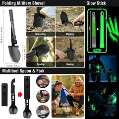 Survival First Aid Kit 190 Pcs Emergency Medical Supplies Molle Tactical Pouch