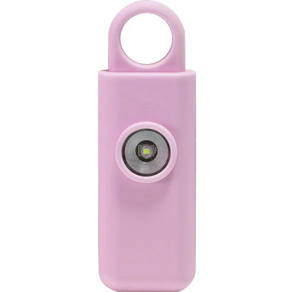 Personal Panic Alarm | 130dB Strobe Light – Pink