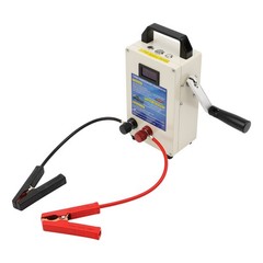 110V Hand Crank Generator Emergency USB Charger Camping Outdoor Survival LED