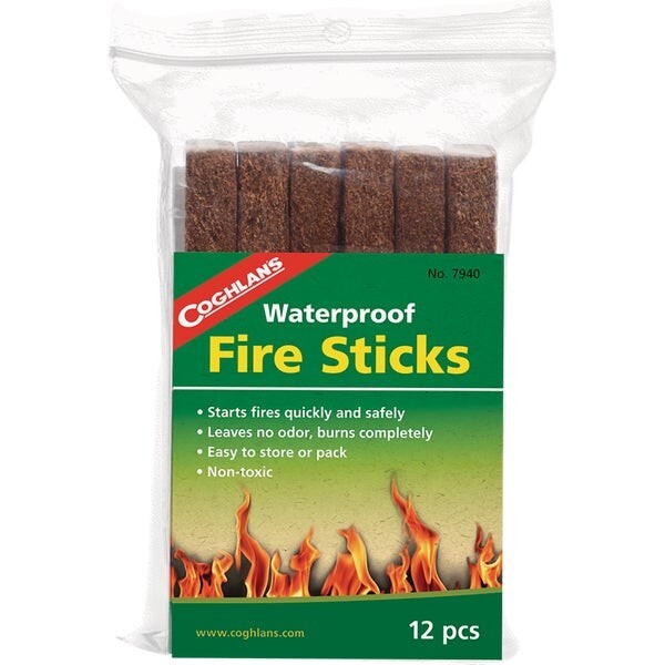 (12)-Coghlans Firesticks (12-Pack) sticks are non-toxic, and no odor Model: 7940