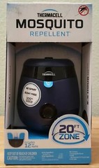 Thermacell Rechargeable Mosquito Repellent in NAVY 20 FT Zone Deet Free