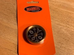 Marbles Large 1 3/4″ Pocket Compass Brass Metal Casing MR223