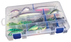 4007 Tuff Tainer (11″) 12 Dividers,24 Compartments, Clear – 11″ x 7.25″ x 1.75″