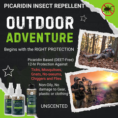 Zone Realtree Picaridin Insect Repellent Spray 2pk 4oz Spray and 8oz Refill