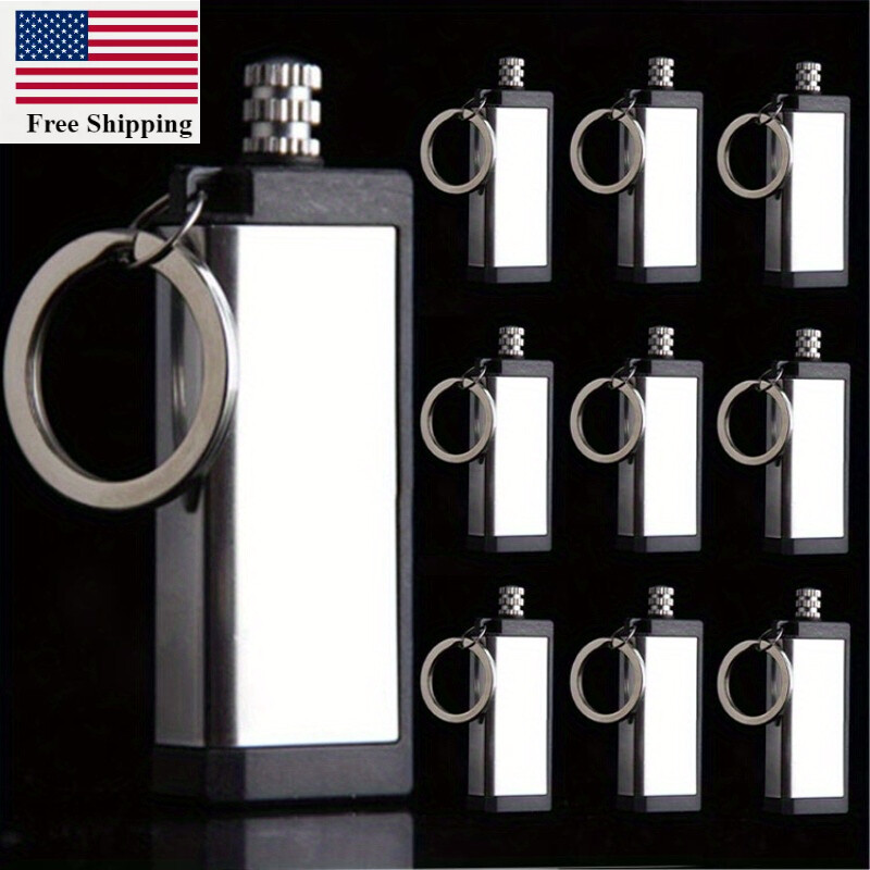10pcs Permanent Match Infinity Lighter Emergency Fire Starter Portable Keychain
