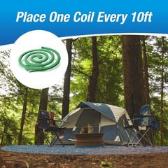 PIC Mosquito Repellent Coils – Box of 10 Coils – Outdoor Protection – Unscented