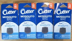 Cutter Eclipse Zone Mosquito Repellent Refill Outdoor White 4 Pack 40 Hours