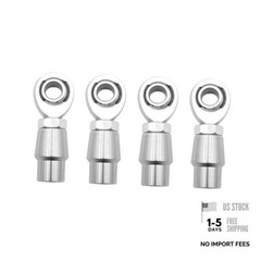 2Pcs 5/8 inch Heim Joints Rod End Kit, .625″ Chromoly Heim Joints Panhard Rod