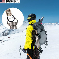 6 Pack Paracord Keychain Carabiner Clip Braided Lanyard Key Chain Ring Men Women