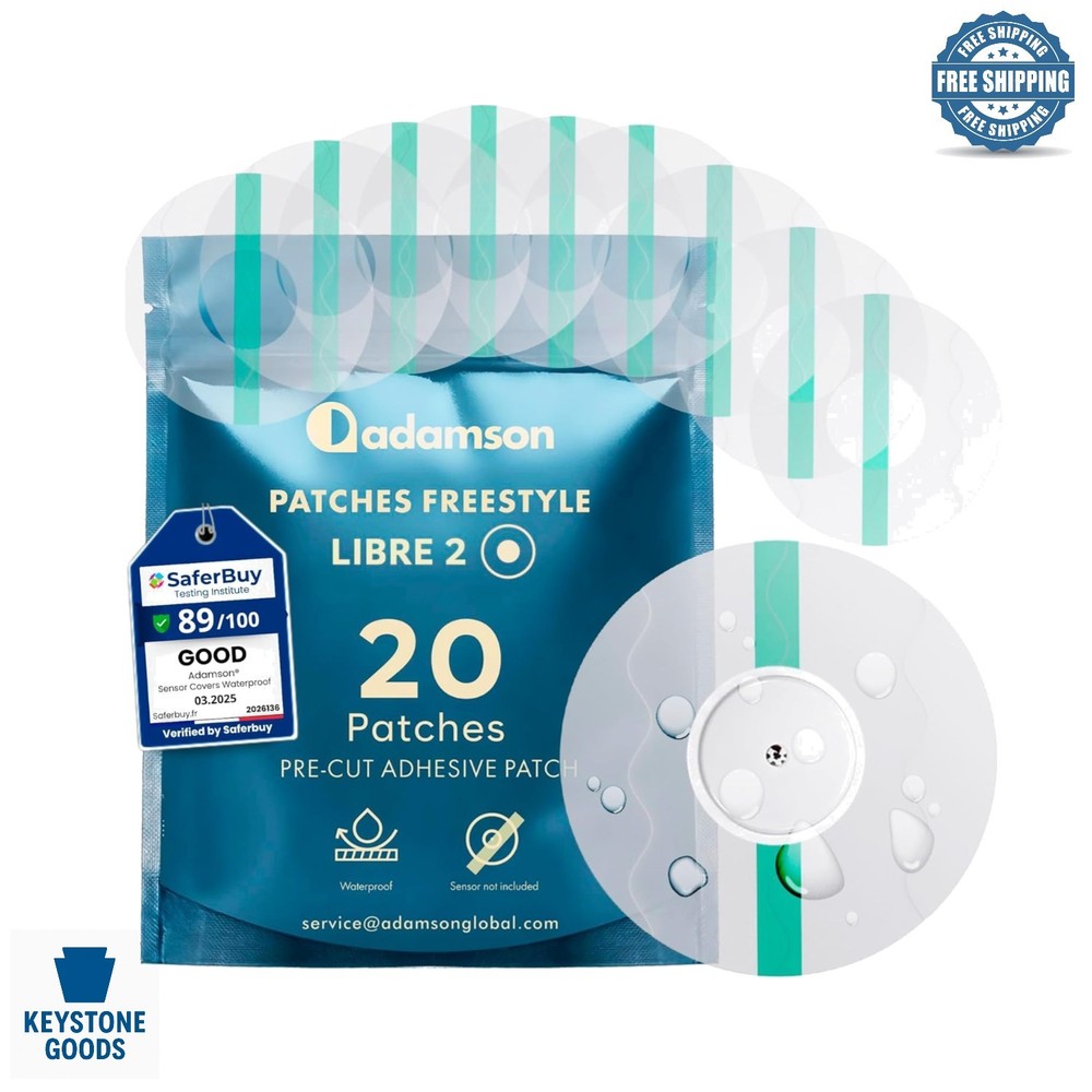 20-Pack Waterproof Freestyle Libre 2 Sensor Covers