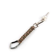 HERCULES Paracord Keychain Set of 2 Lanyard Rope with Aluminum Clip