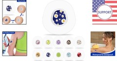 40 Pack G7 Over Patches & Floral Sensor Stickers – Waterproof & Hypoallergenic