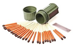 UCO Stormproof Match Kit with Waterproof Case, 25 Stormproof Matches and 3 St…