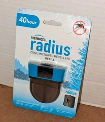 NEW Thermacell Radius Zone Mosquito Repellent Refill 40 Hr Refill, 0.33 fl oz