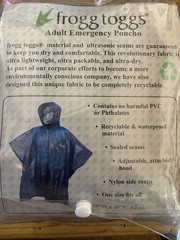 Frogg Toggs Purple Adult Green Ultra Lite «One Size Fits All» 44″W x 40″L NEW