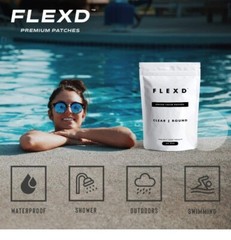 Flexd – Libre Adhesive Patches (25-Pack) Waterproof Patch, Cgm Protection Tap