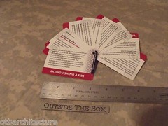 Ultimate Survival Technologies: Fire Building Cards, UST, 8 Cards