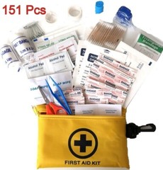151 Pcs First Aid Kit Medical Emergency Trauma Military Survival Travel 2 Sets