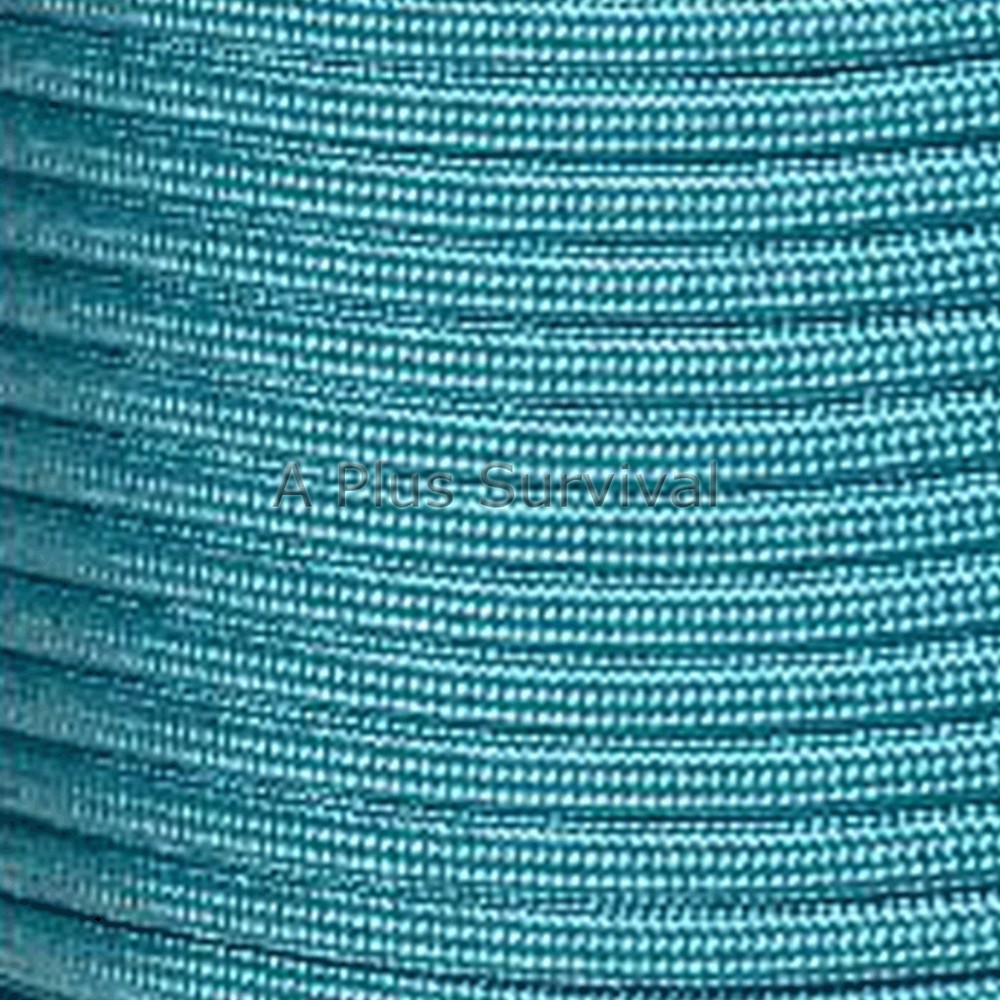 Turquoise Paracord 100 Foot 550 lb Bracelet Camping Survival Kit Rope