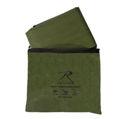 Heavy Duty Survival Blanket In Olive Drab 60×84 Emergency Hiking Camping Shelter
