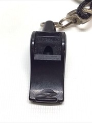 Vintage Foxtron Inc Canada Fox 40 Three Chamber Pealess Official Referee Whistle
