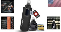Travel-Ready Water Filtration System – Squeeze-to-Drink Convenience for Hikers