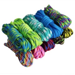 10pcs Paracord Rope Cords 4mm Color Nylon Rope for DIY Handmade Weave Su…