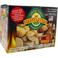 All Natural Fire Starters 35 Count Eco Friendly Non Toxic Camping Grilling BBQs