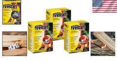 Versatile Firestarter Cubes 18 Count Easy to Handle for Indoor Outdoor Fires