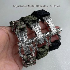Paracord Buckles Bow Clasps Screw Pin Anchor Shackle Adjustable Shackles Buckles